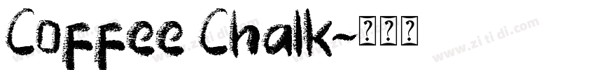 Coffee Chalk字体转换